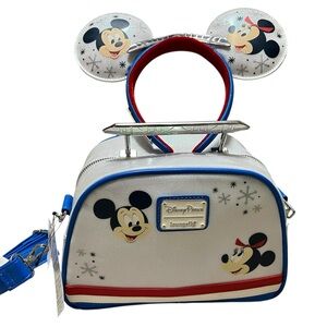 NWT Disney's Contemporary Loungefly Purse/Crossbody 50th Anniversary with Ears